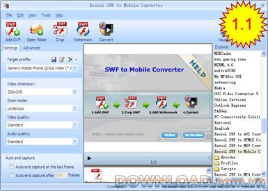 Recool SWF to Mobile Converter