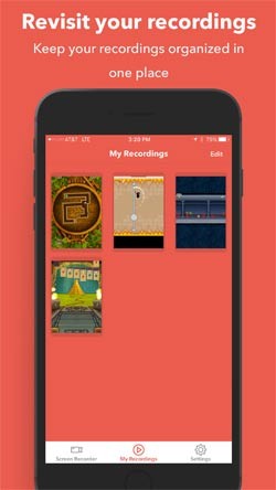 Xem lại các video đã quay
