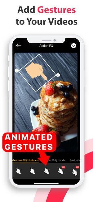 Thêm cử chỉ cho video