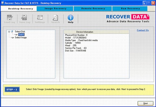 Recover Data for NTFS