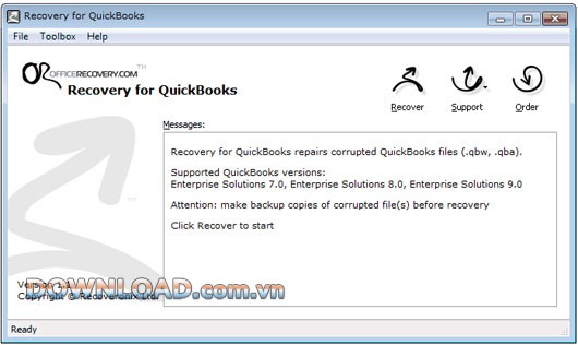 Recovery for QuickBooks