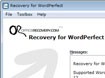 Recovery for WordPerfect - Khôi phục tài liệu Corel WordPerfect bị lỗi