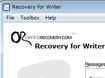 Recovery for Writer - Khôi phục tài liệu OpenOffice Writer bị lỗi