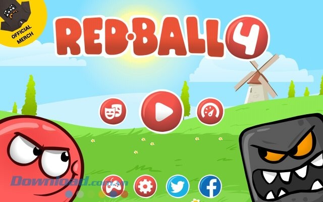 Red Ball 4 - game đẩy bóng gây nghiện