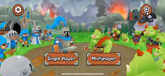 Chọn chơi với AI hoặc đối đầu với người khác trực tuyến