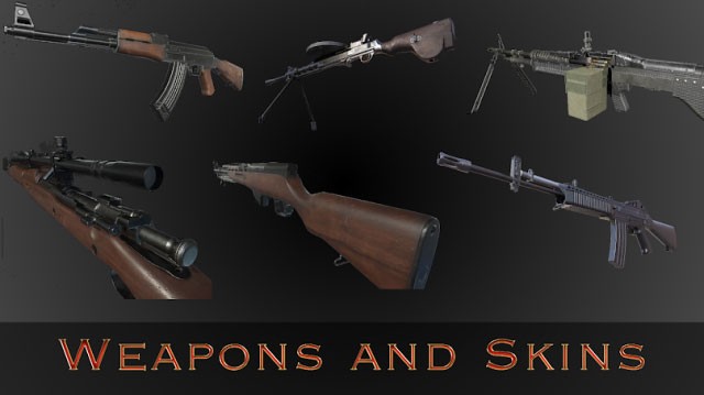 Nhiều vũ khí được lấy nguyên mẫu từ chiến tranh Việt Nam