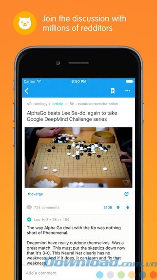 Thảo luận với hàng triệu người