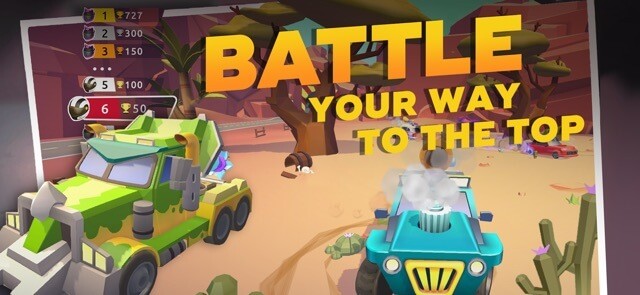 Đua xe và chiến đấu theo cách của bạn trong game Redline Royale và leo top