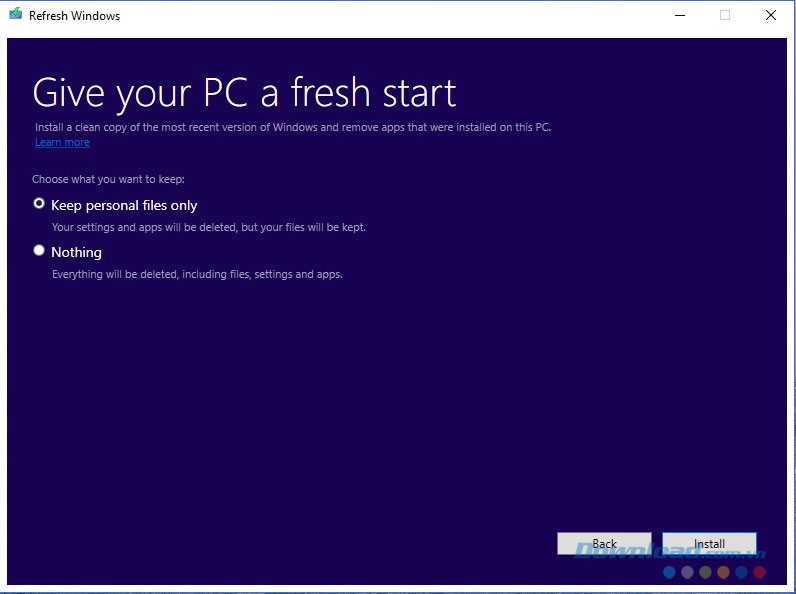 Lựa chọn dữ liệu để giữ lại