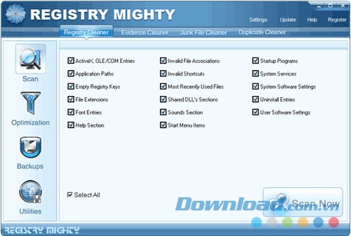 Registry Mighty