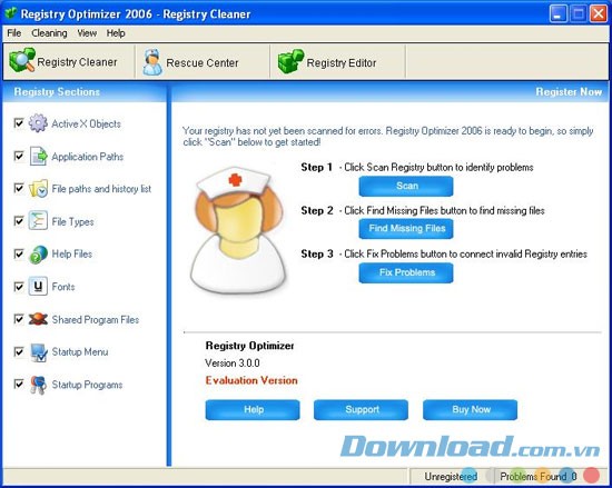 Registry Optimizer 2006