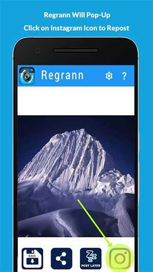 Không cần đăng nhập để sử dụng Regrann Android