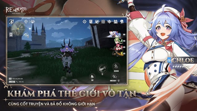 Khám phá thế giới vô tận, cùng cốt truyện, bản đồ không giới hạn