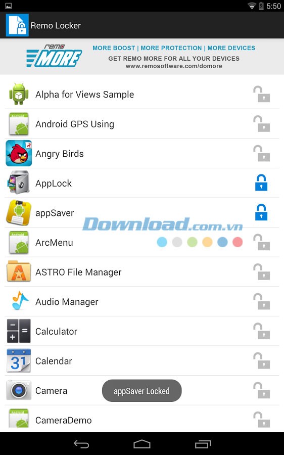 Remo Locker for Android