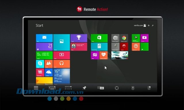 Điều khiển ứng dụng trên PC từ Android với Remote Action!
