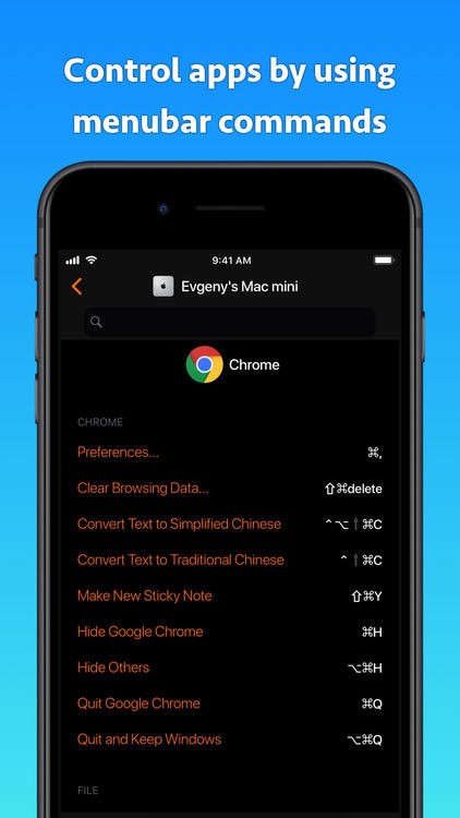 Điều khiển các ứng dụng bằng cách sử dụng những lệnh menubar