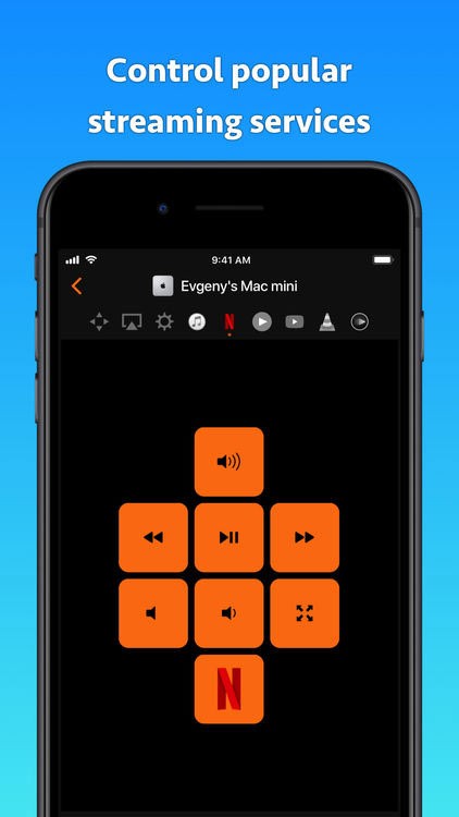 Điều khiển các dịch vụ streaming nổi tiếng