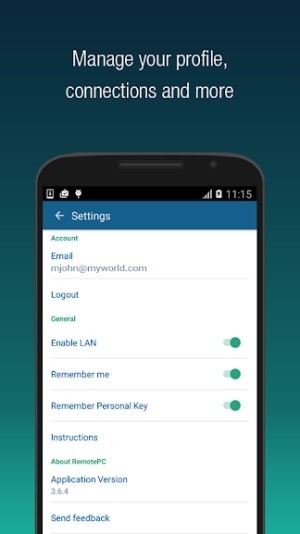 Quản lý profile, kết nối và nhiều thứ khác