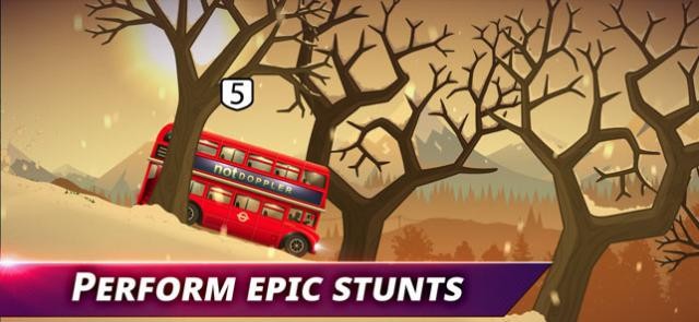 Thực hiện các pha đua mạo hiểm trong môi trường tuyệt đẹp