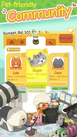 Cả 1 thế giới pet đáng yêu trong Rent Please! - Landlord Sim