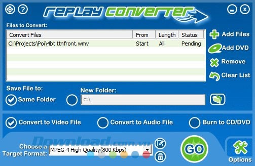 Replay Converter
