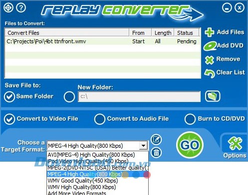 Replay Converter