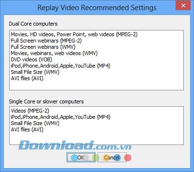 Replay Video Capture