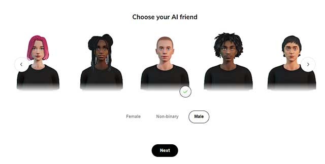 Tùy chỉnh người bạn AI của bạn