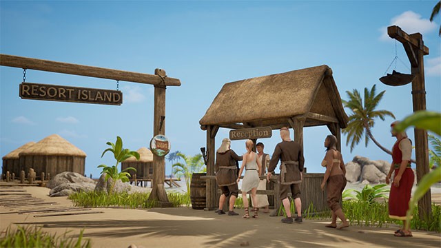 Quản lý khu nghỉ dưỡng trên hòn đảo Trung cổ với Resort Island Simulator