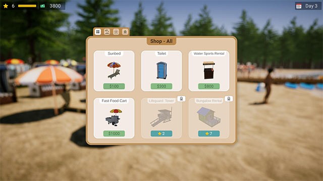 Đầu tư vào trang thiết bị, vật dụng và dịch vụ để phát triển khu nghỉ dưỡng