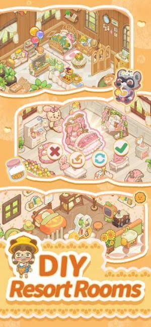 Thiết kế các phòng của resort