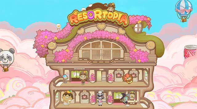 Resortopia cho iOS là game mô phỏng quản lý có đồ họa cực dễ thương
