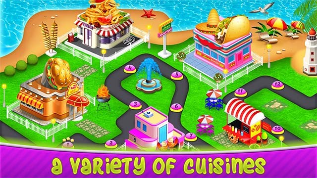 Quản lý rất nhiều nhà hàng fastfood, bánh ngọt trong thành phố