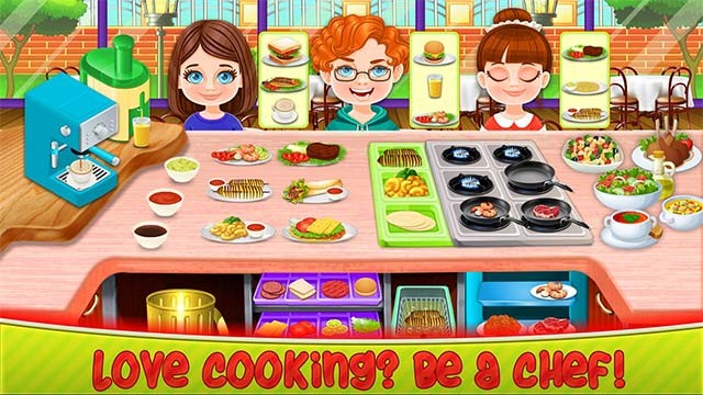 Phục vụ thực khách nhanh chóng trong game Restaurant Mania