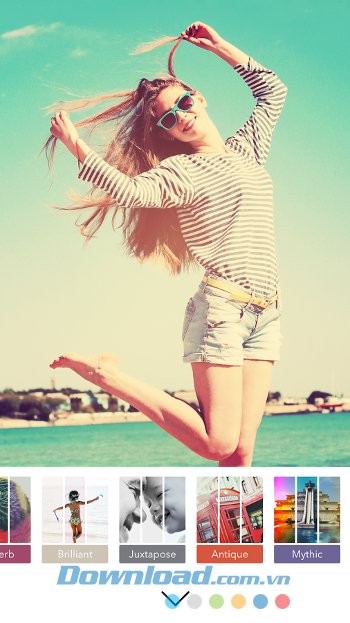 Retrica được tích hợp hàng trăm bộ lọc mạnh mẽ