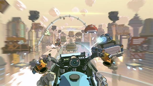 Lối chơi của Retronika game kết hợp giữa tốc độ và hành động nhanh, cùng chuyển động linh hoạt