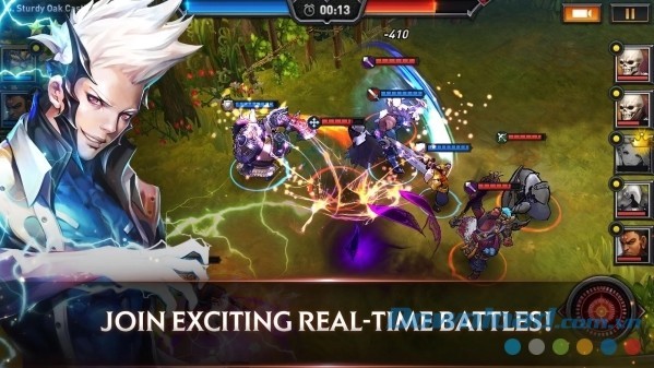 Returners cho Android để người chơi tham gia vào những cuộc chiến thời gian thực hoành tráng