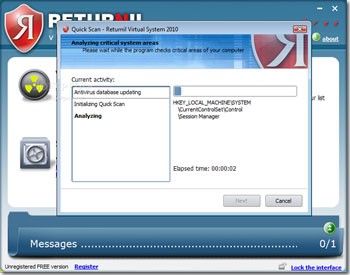 Returnil Virtual System 2010 Home Free