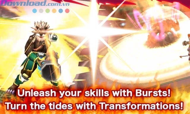 Giải phóng sức mạnh và gây sát thương lớn lên đối thủ