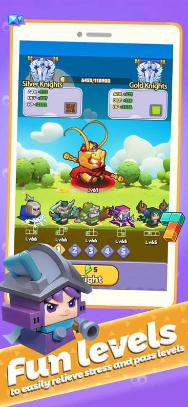 Nhiều level với cấp độ khác nhau