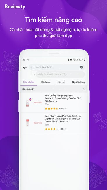 Hỗ trợ tìm kiếm nâng cao