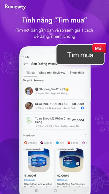 Hỗ trợ tính năng