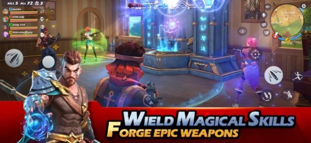 Sử dụng kỹ năng phép thuật và vũ khí mạnh mẽ để hạ kẻ thù