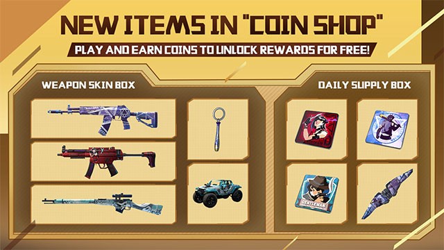 Rất nhiều item mới trong Coin shop