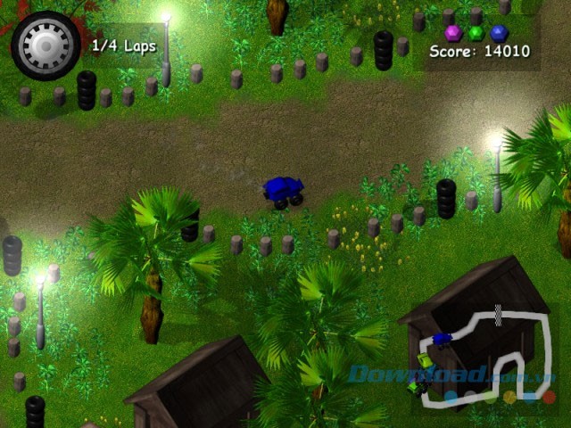 Đua xe trong môi trường tuyệt đẹp