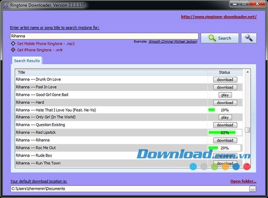Ringtone Downloader