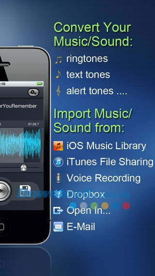 Ringtone Maker App for iOS