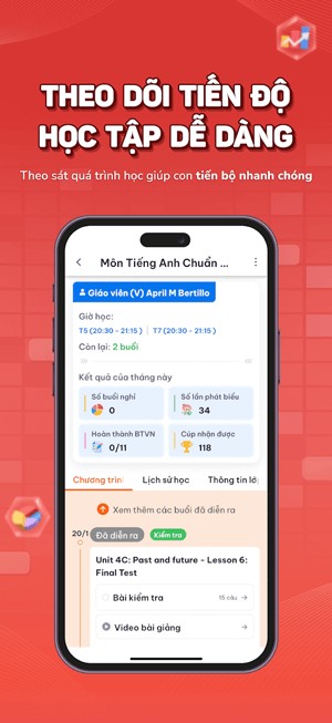 Theo dõi tiến độ học tập