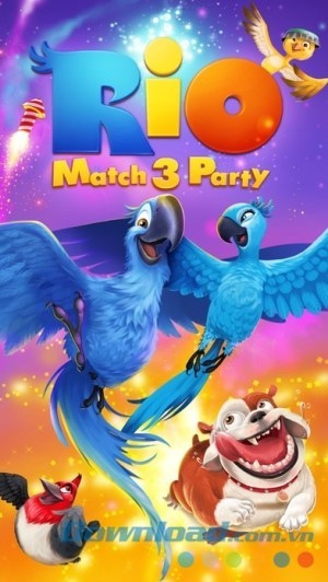 Game nối hình Rio: Match 3 Party cho iOS