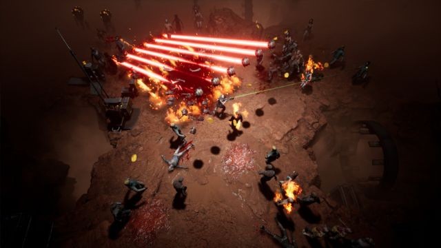 Gameplay xoay quanh việc bắn súng sinh tồn, tiêu diệt zombie và thu thập tài nguyên